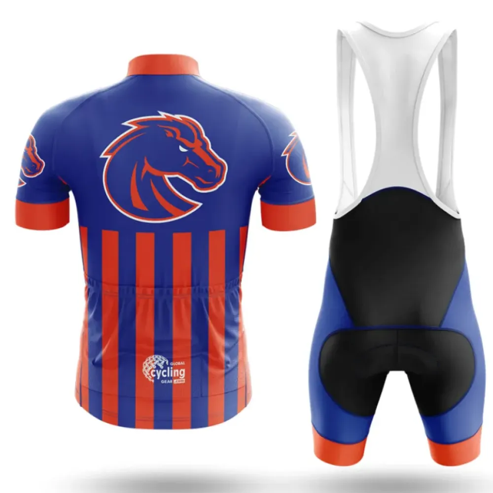 Boise State University USA Cycling Kit Full Set Blue/Red/White