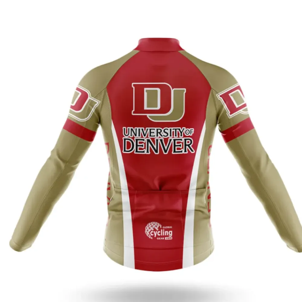 University of Denver Cycling Jersey Premium Red/Gold/White