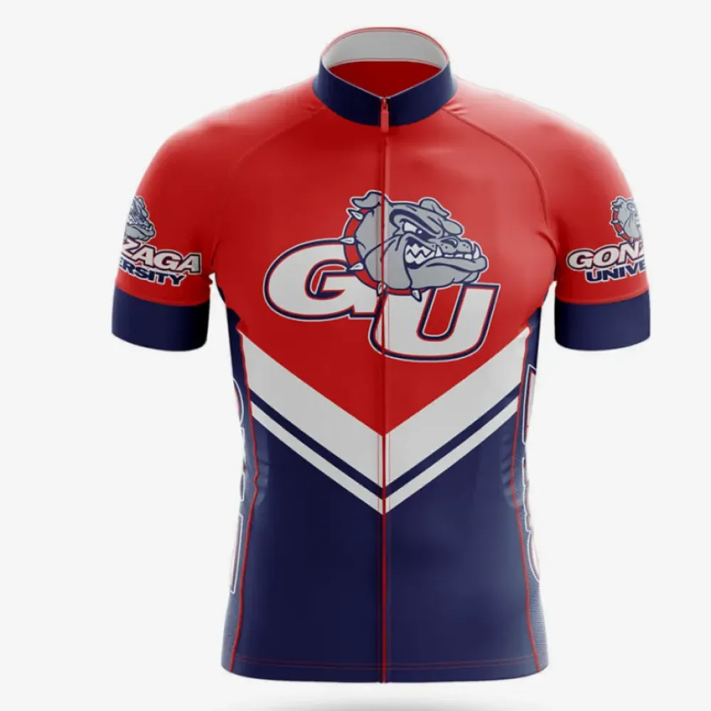 Gonzaga University Cycling Jersey Ver.3 Red/Blue/White