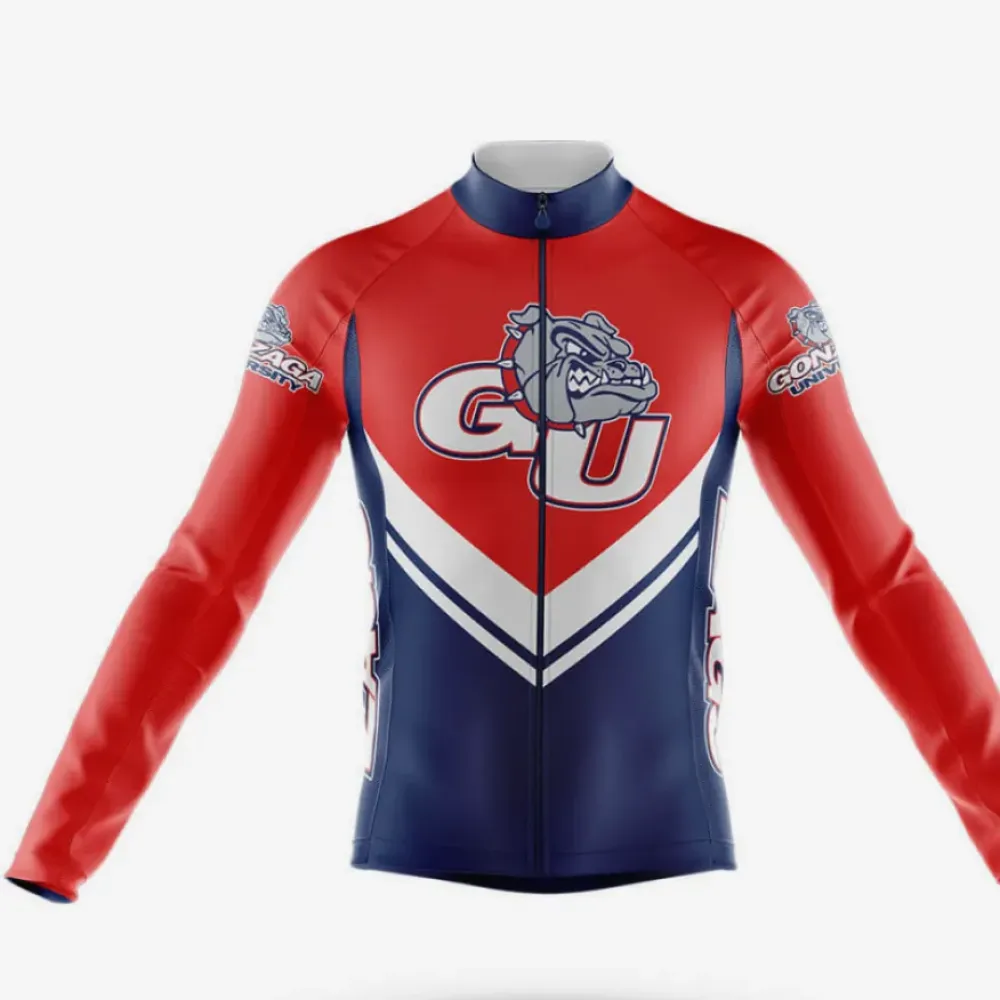 Gonzaga University Cycling Jersey Ver.3 Red/Blue/White