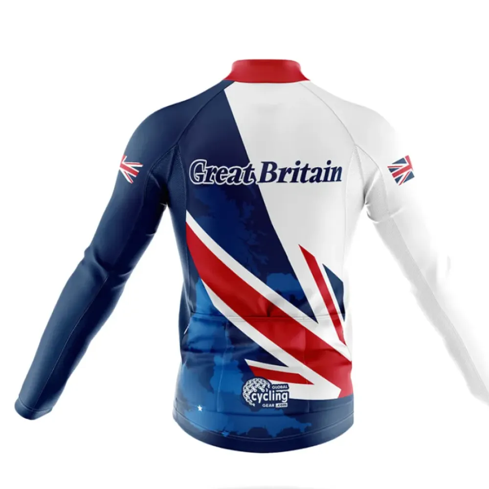 Cycling Bibs Union Jack Navy/Red/White