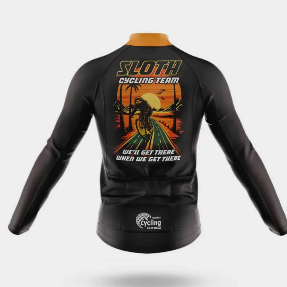 Cycling Bibs Retro Retro Black/Orange/White