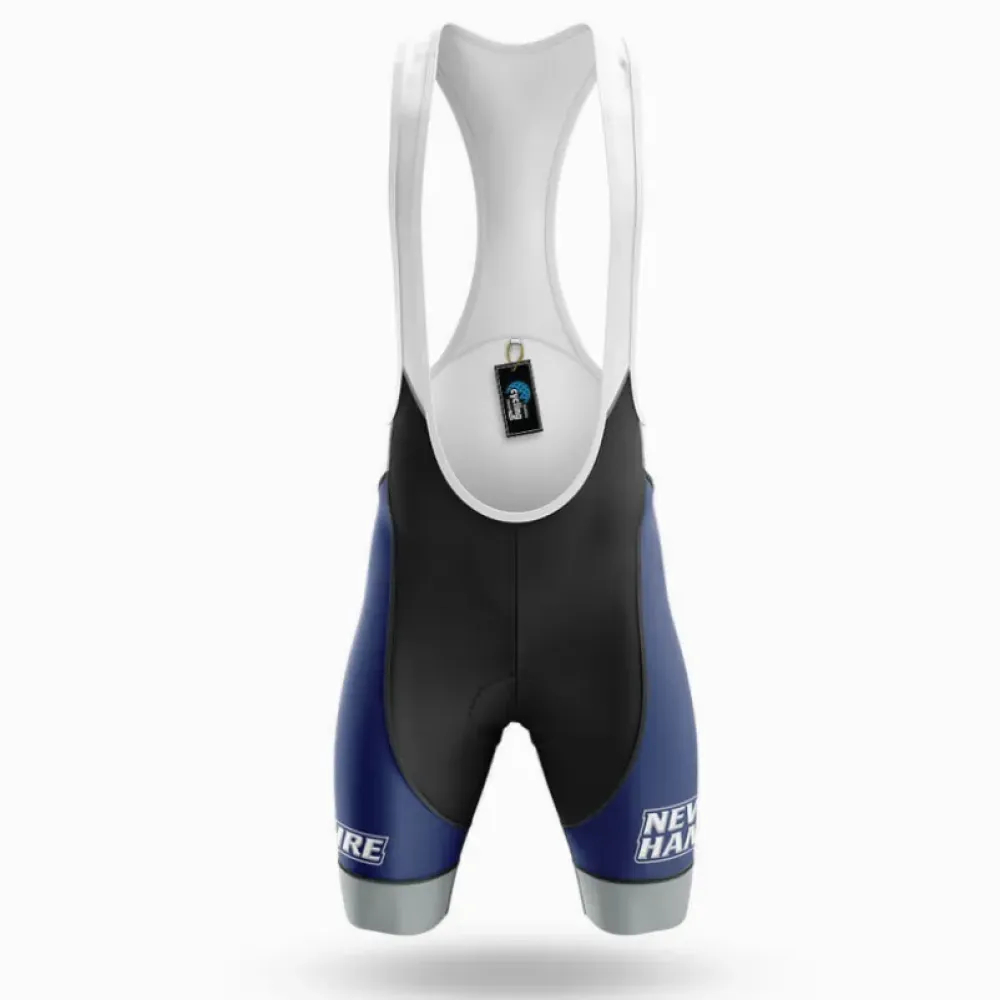 New Hampshire Wildcats Cycling Bibs Comfortable Navy/White/Grey