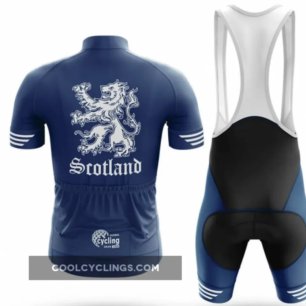Scottish Lion Cycling Jersey Navy/White/Grey