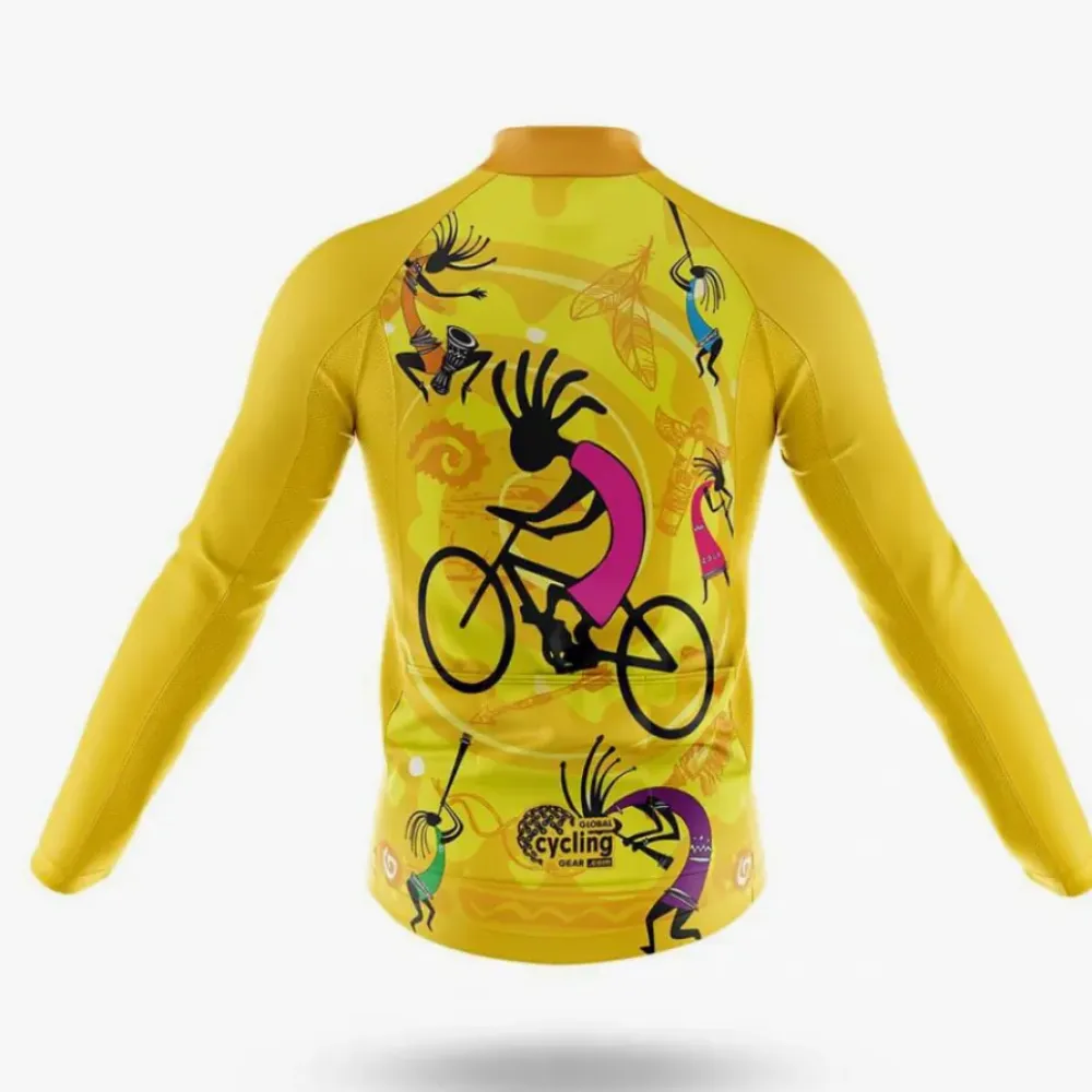 Cycling Kit Kokopelli Yellow/Purple/Black