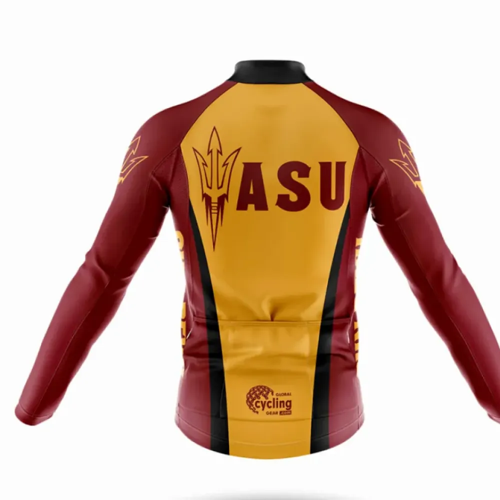 Arizona State Cycling Kit Full Set ASU Maroon/Yellow/Black