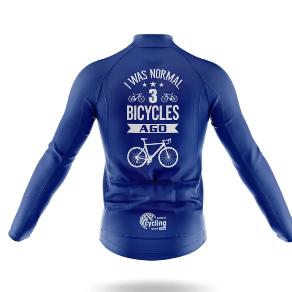 Cycling Bibs Comfortable Blue/White/Black