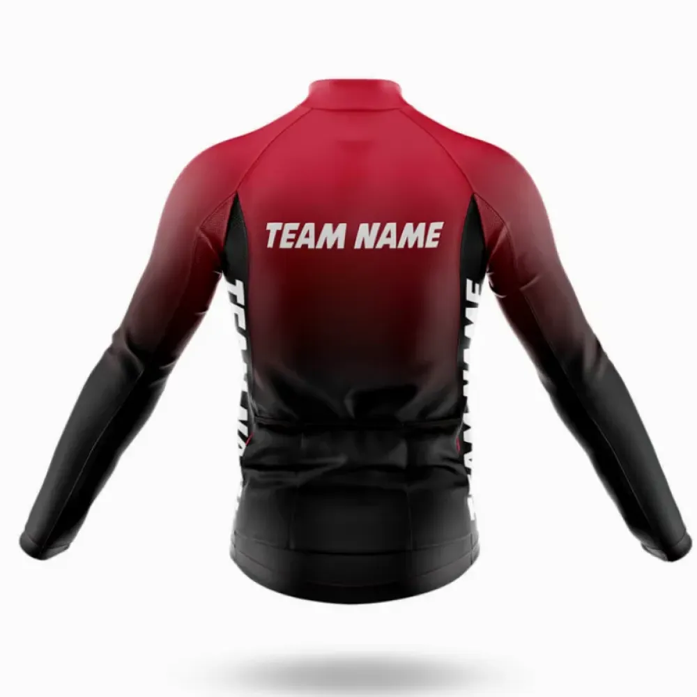 Cycling Kit M11 Custom Team Name Red/Black/White