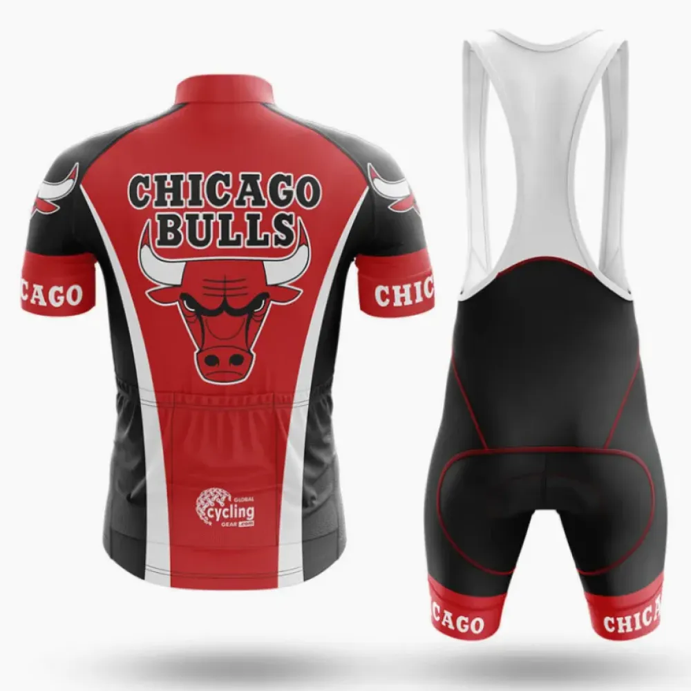 Chicago Bulls Cycling Jersey Red/Black/White