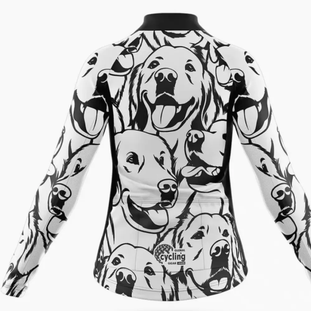 Labrador Retriever Women's Cycling Kit Colorful White/Black/Grey