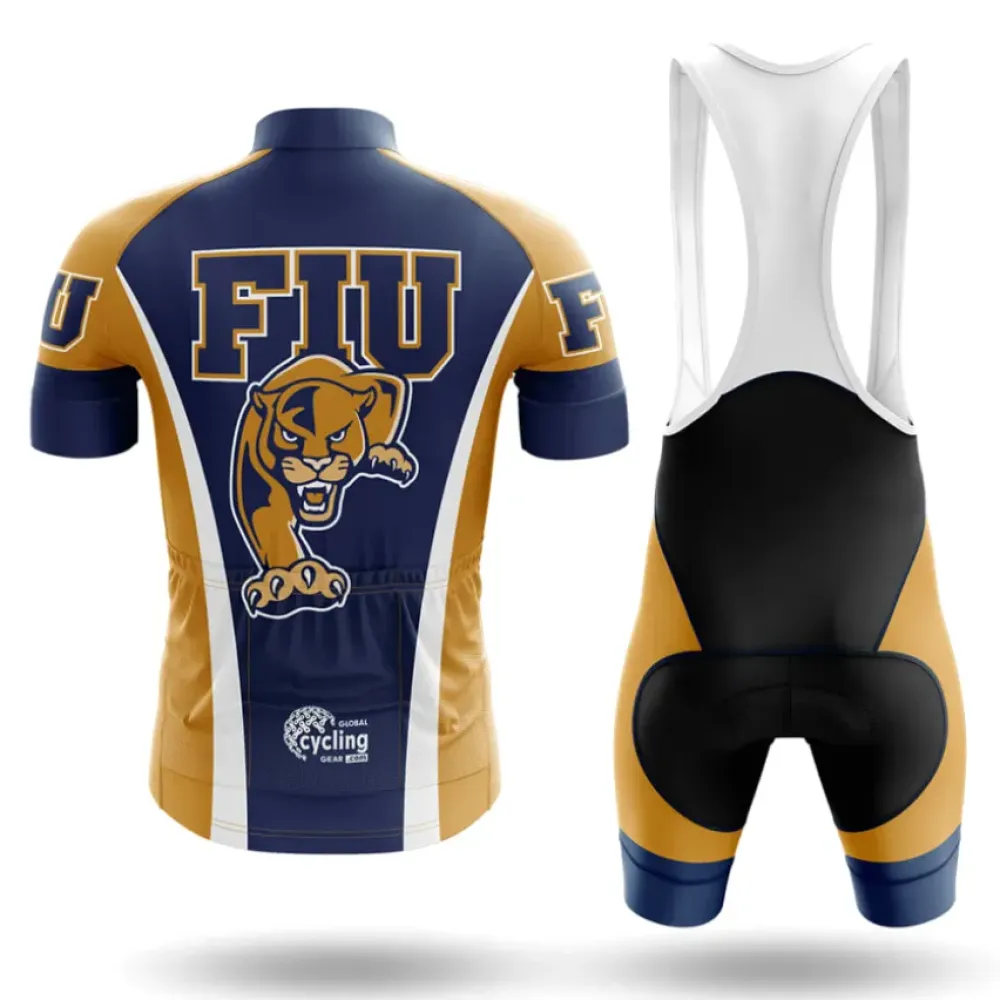 Florida International University Cycling Bibs Comfortable Navy/Gold/White