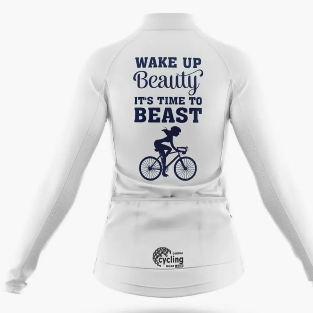Beauty Wake Up Cycling Kit White/Black/Navy