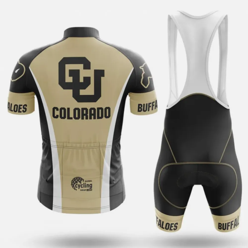 Colorado Buffaloes Cycling Jersey Gold/Black/Silver