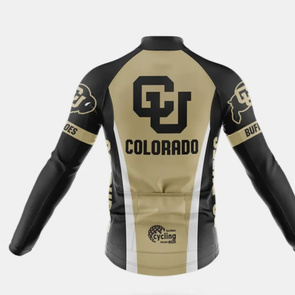 Colorado Buffaloes Cycling Jersey Gold/Black/Silver
