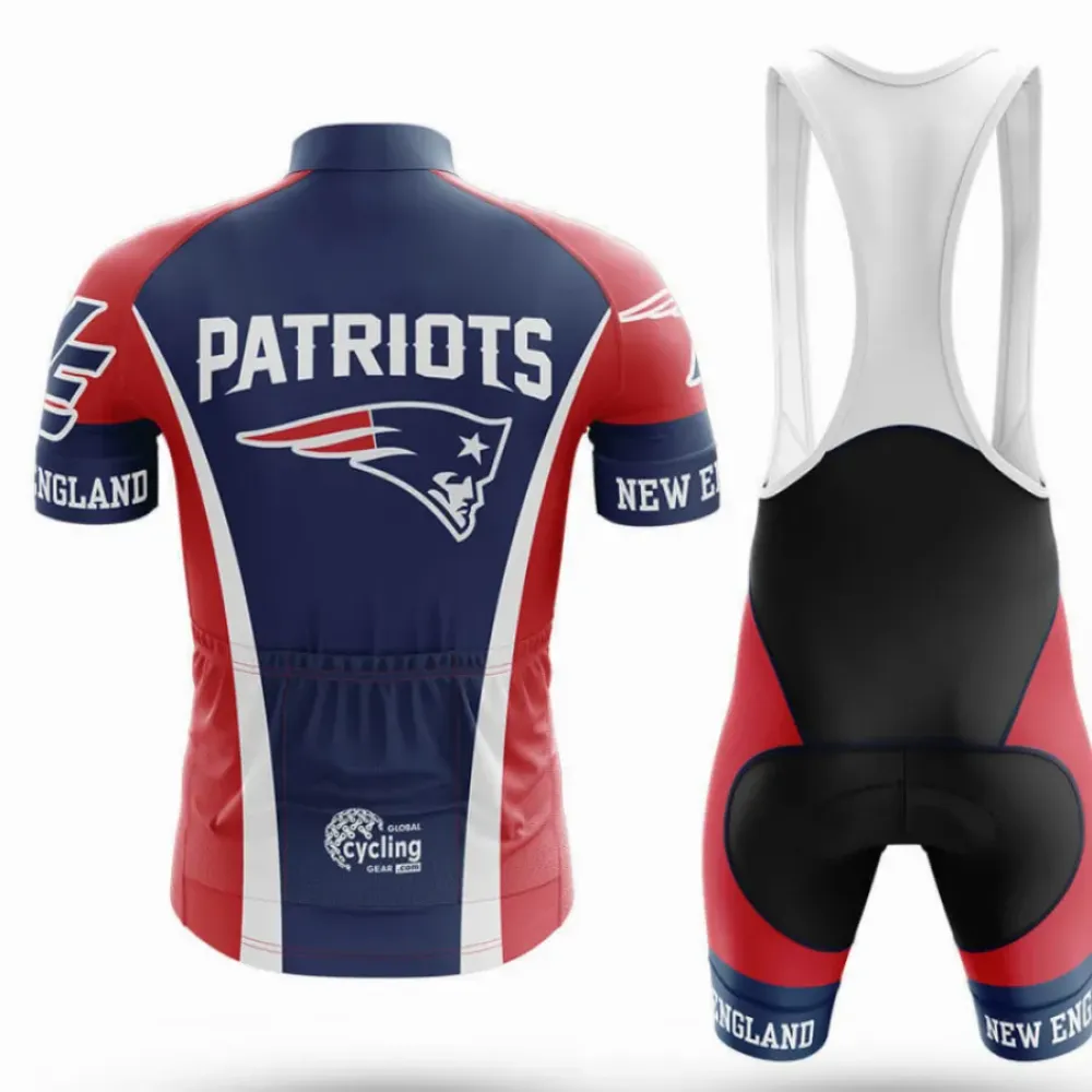 New England Patriots Cycling Kit Full Set Navy/Red/White