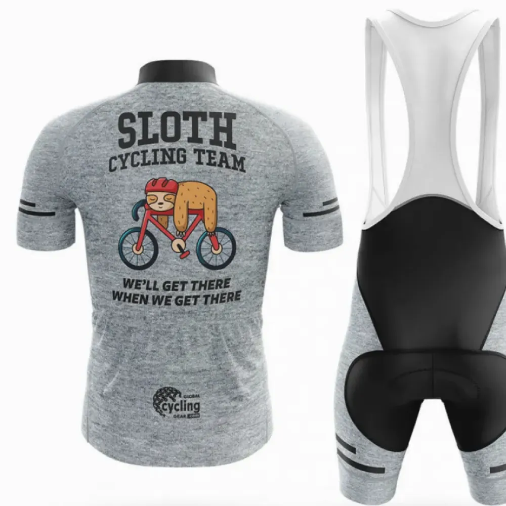 Cycling Bibs Sloth V16 Breathable Gray/Black/White