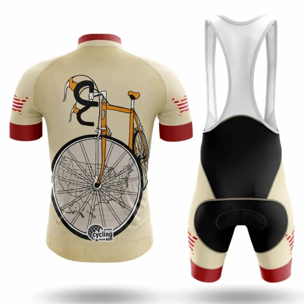 USA Riding Club Vintage Style Cream/Red/Blue