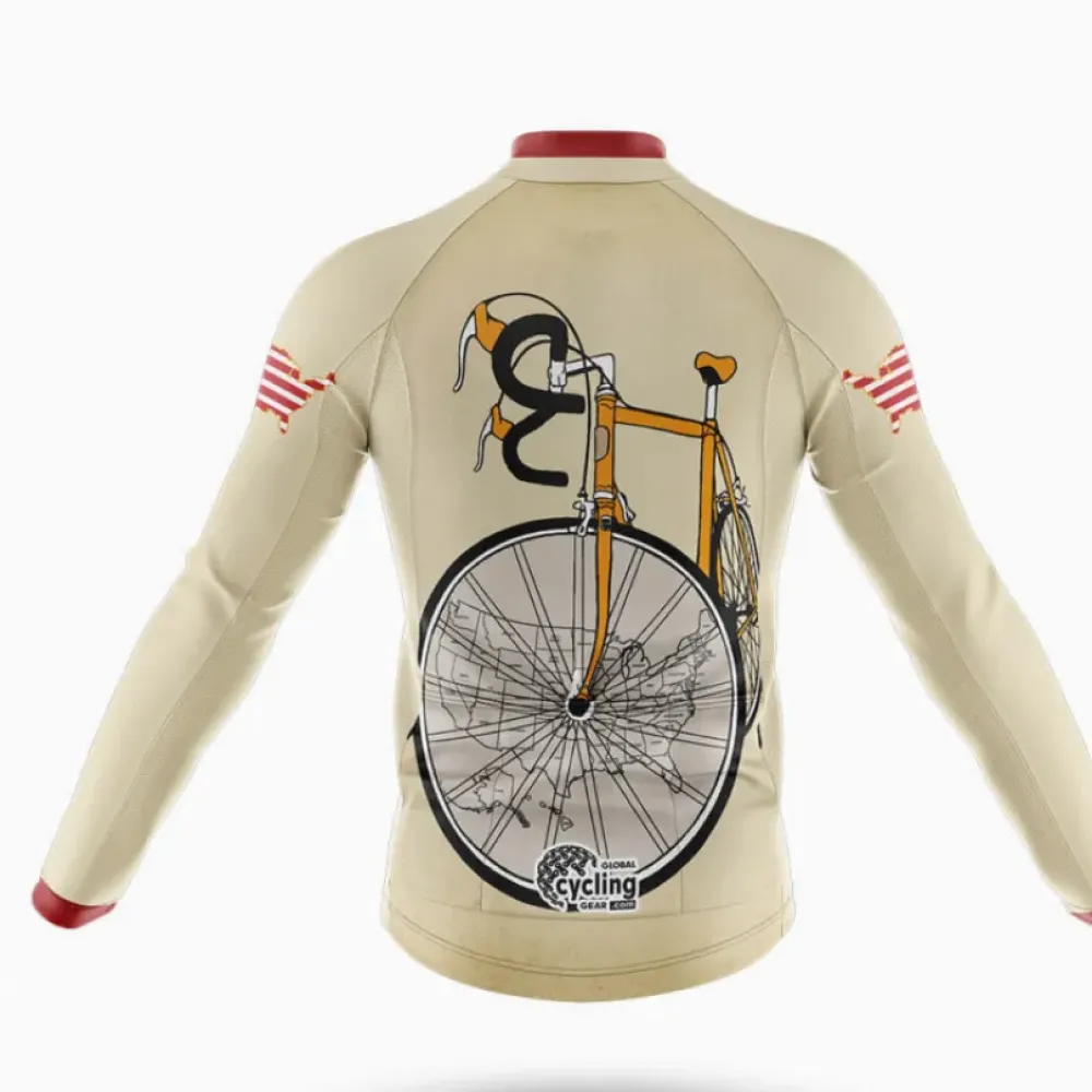 USA Riding Club Vintage Style Cream/Red/Blue