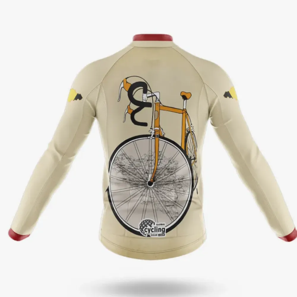 Belgien Riding Club Cycling Bibs Comfortable Black/Beige/Yellow