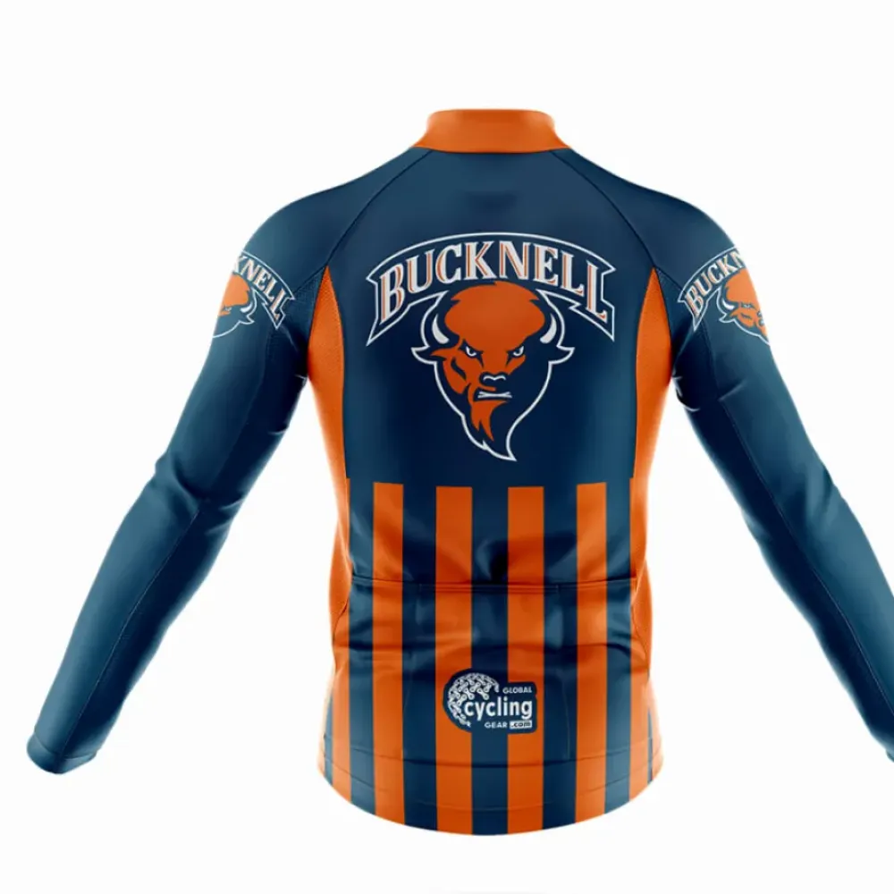 Bucknell University Cycling Bibs Comfortable Navy/Orange/White