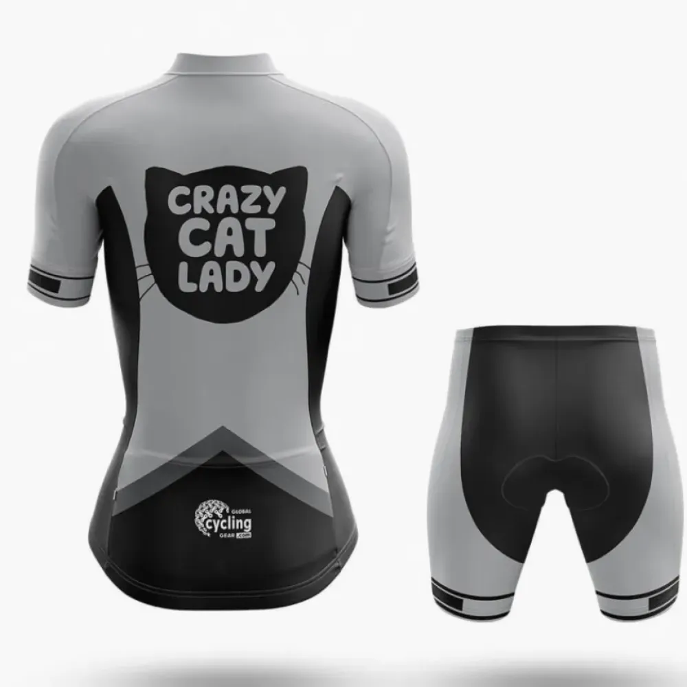 Crazy Cat Lady Jersey Black/White/Grey