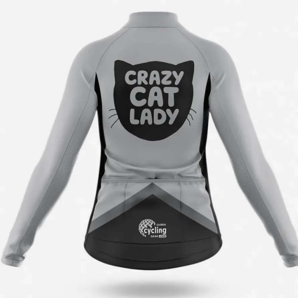 Crazy Cat Lady Jersey Black/White/Grey