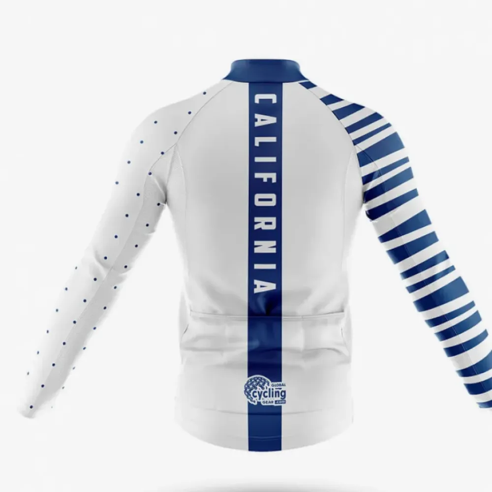 California S20 Cycling Kit Full Set White/Blue/Black