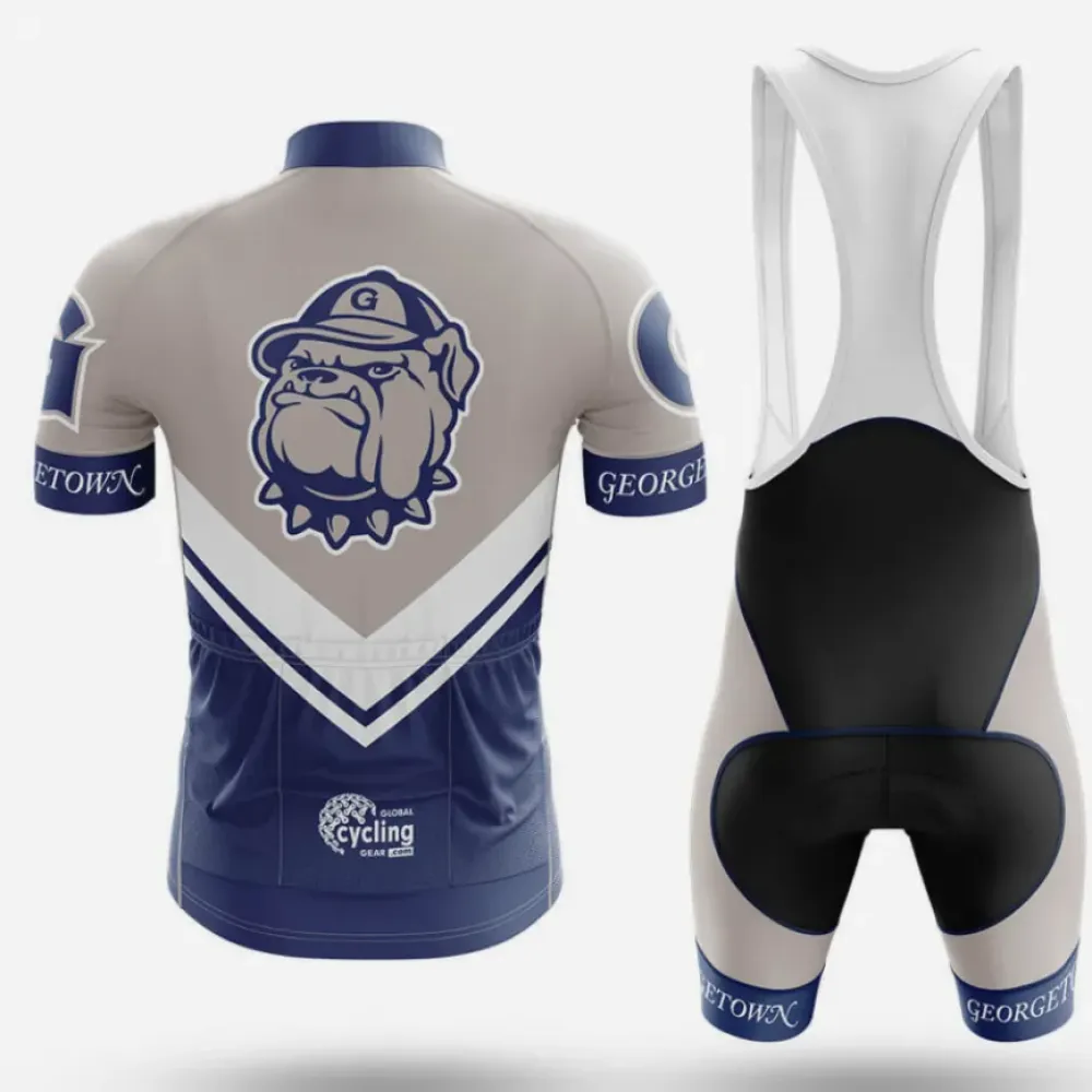 Georgetown University Cycling Jersey Ver.3 Bulldog Navy/Grey/White