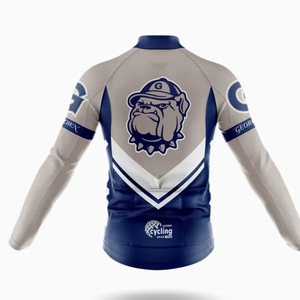 Georgetown University Cycling Jersey Ver.3 Bulldog Navy/Grey/White