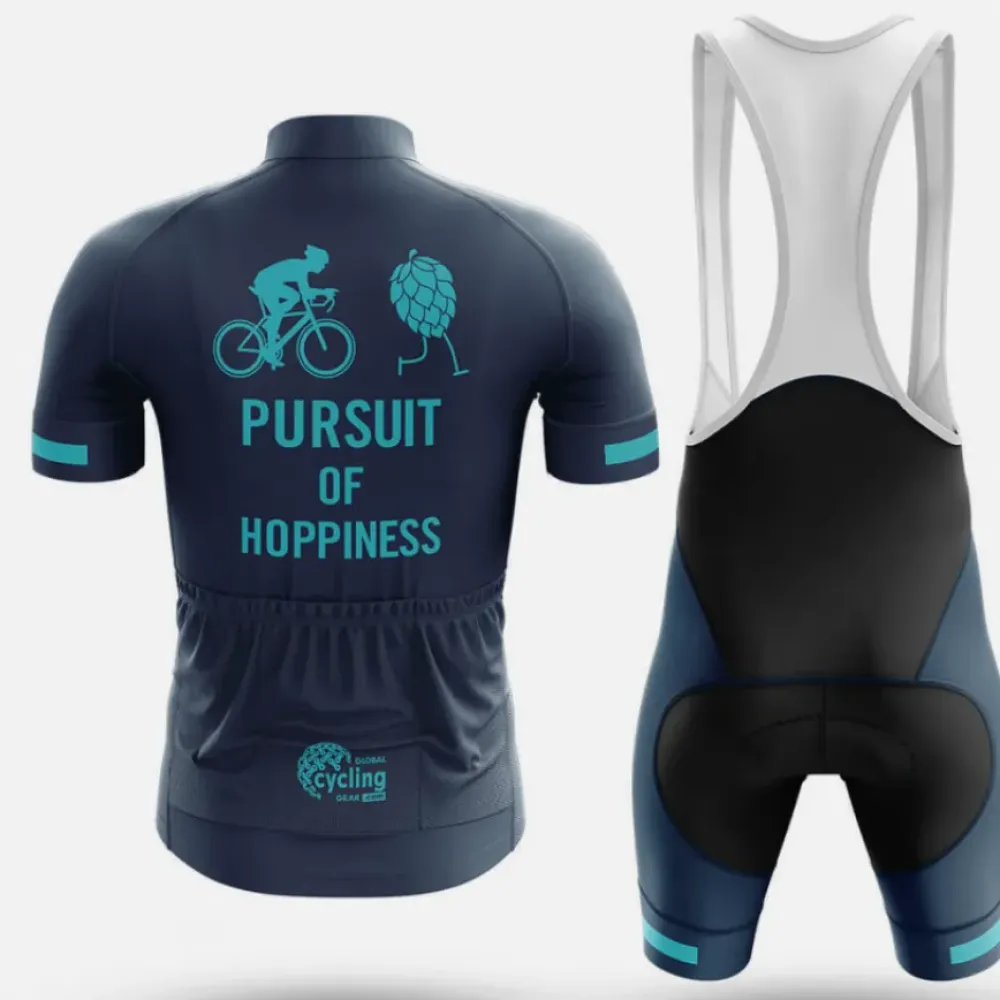 Hoppiness Cycling Jersey Brewed Navy/Teal/Green