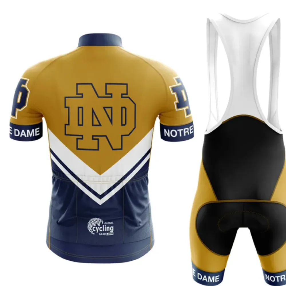 Notre Dame Cycling Jersey Irish Pride Navy/Gold/White