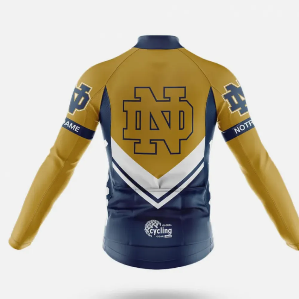 Notre Dame Cycling Jersey Irish Pride Navy/Gold/White
