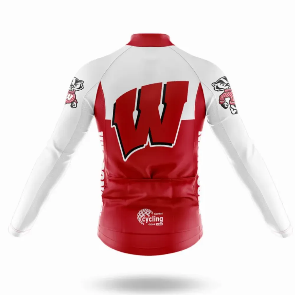 Wisconsin Badgers Cycling Jersey Red/White/Black