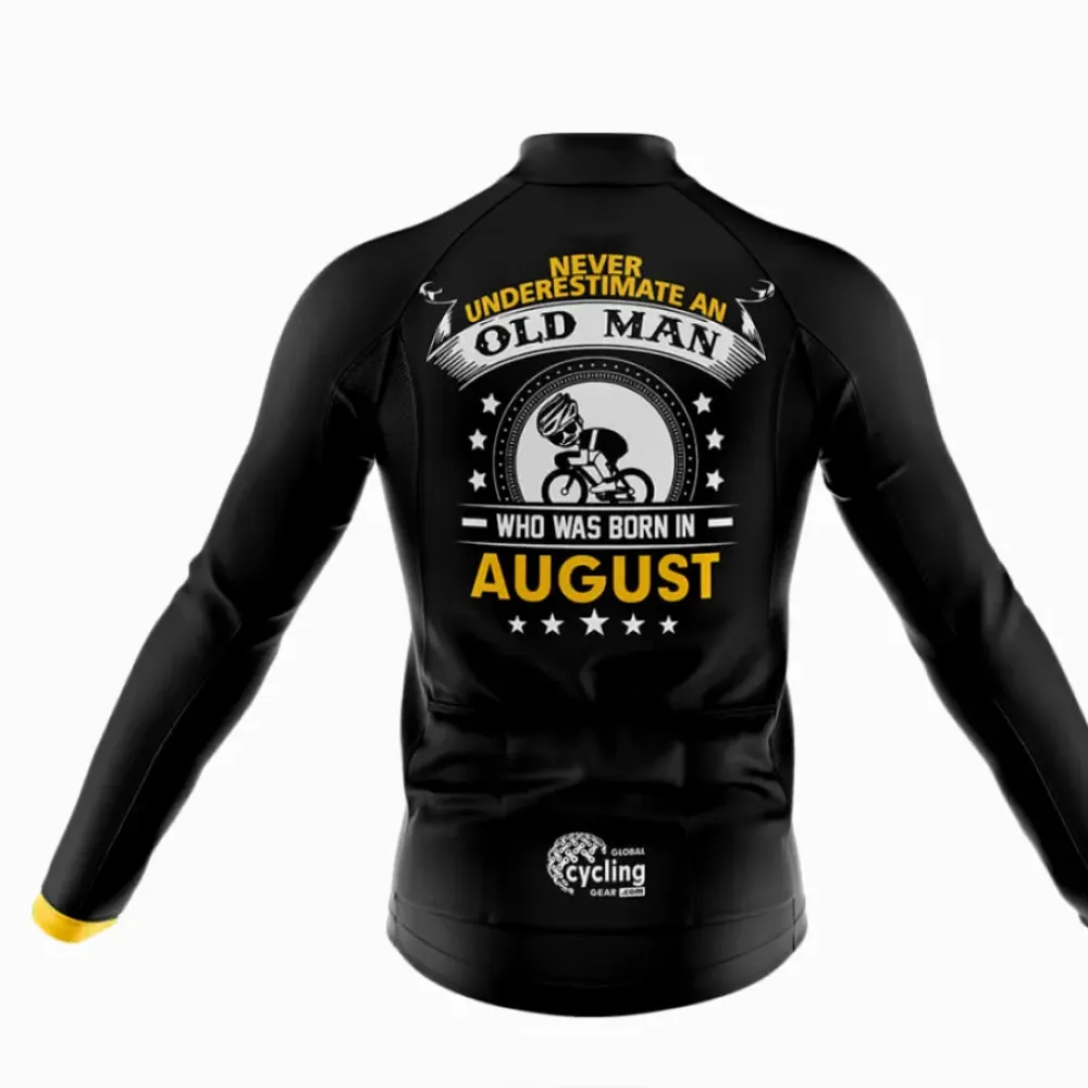 August Cycling Kit Bold Design Black/Yellow/White