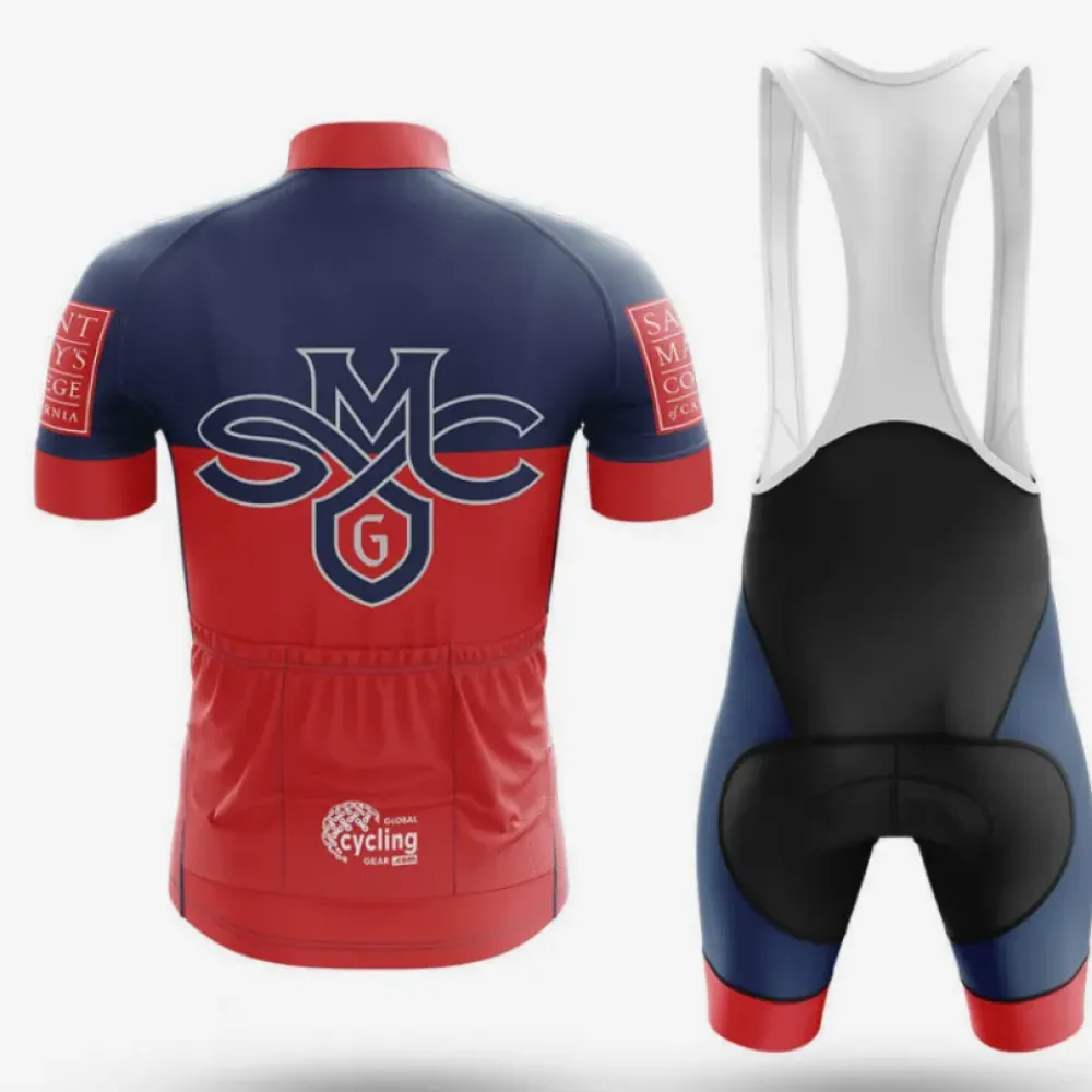 Saint Mary's College Long Sleeve Cycling Jersey Navy/Red/White