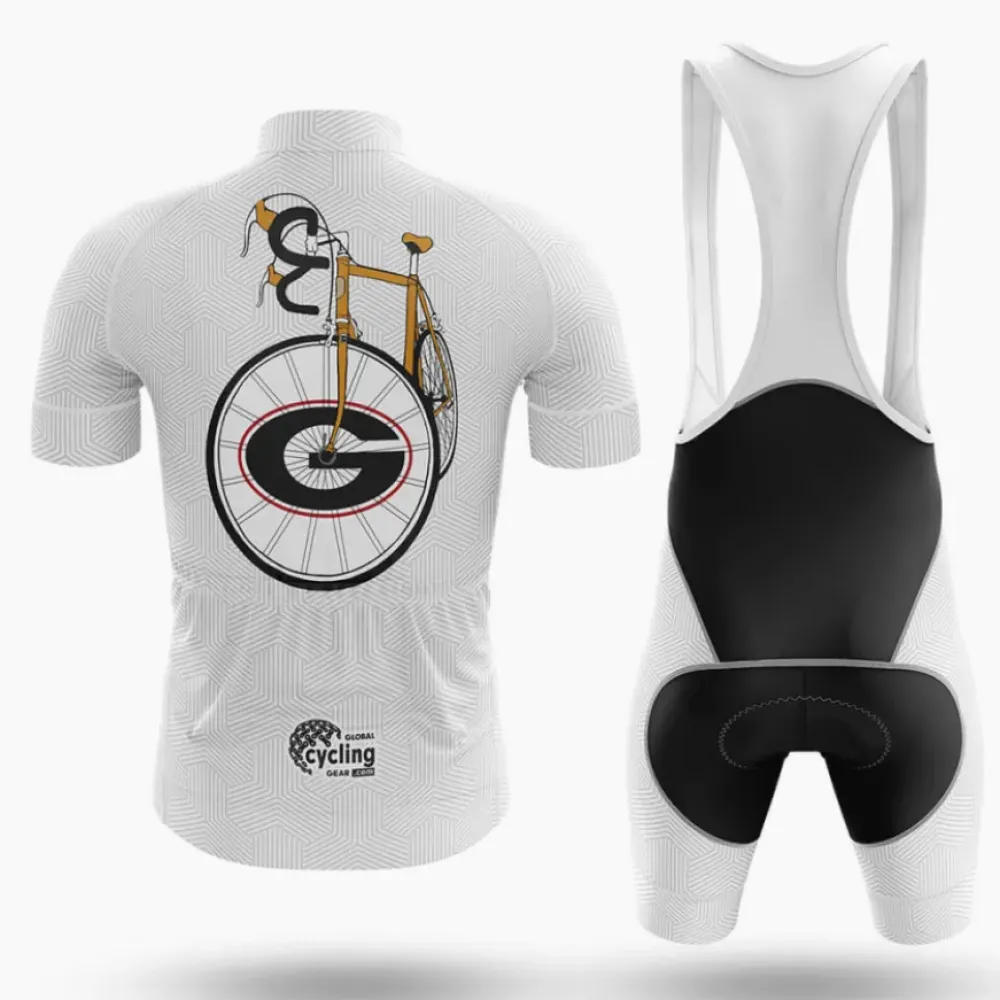 Classic Dawgs Cycling Bibs White/Black/Grey