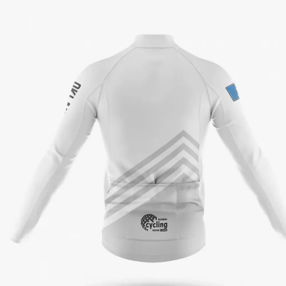 Oklahoma S4 Cycling Jersey White/Grey/Blue