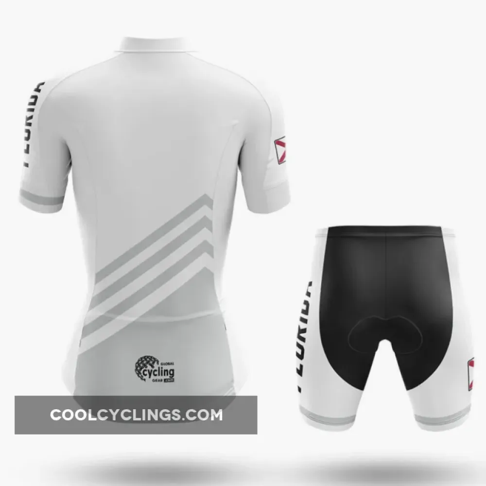 Florida S4 Cycling Shorts White/Black/Red