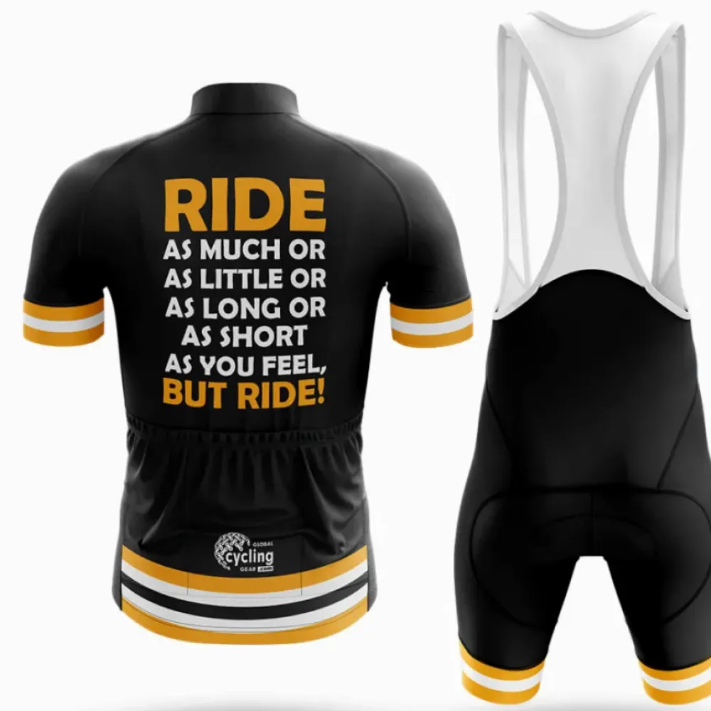 Cycling Kit Ride Black/Yellow/White