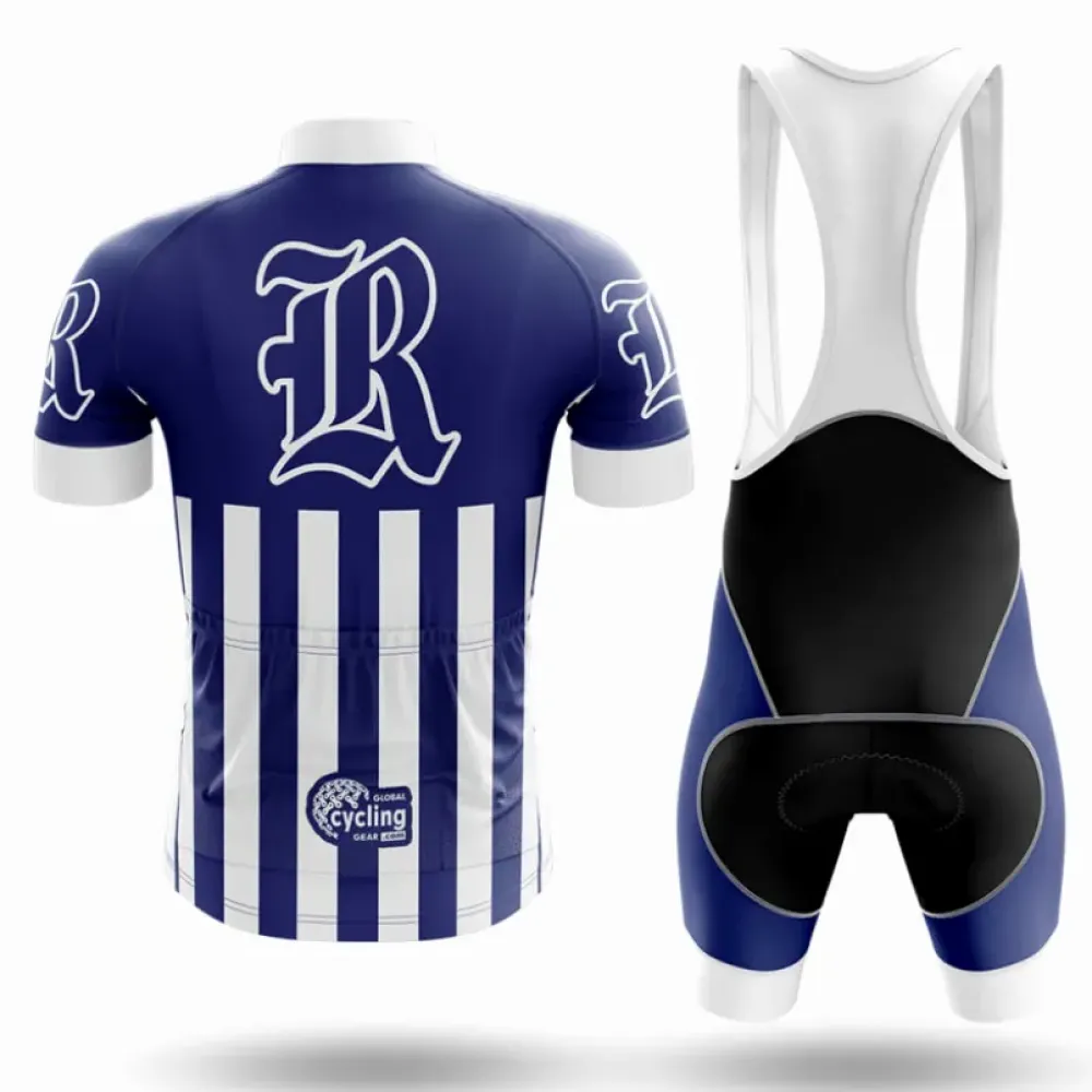 Rice University USA Long Sleeve Cycling Jersey Navy/White/Blue