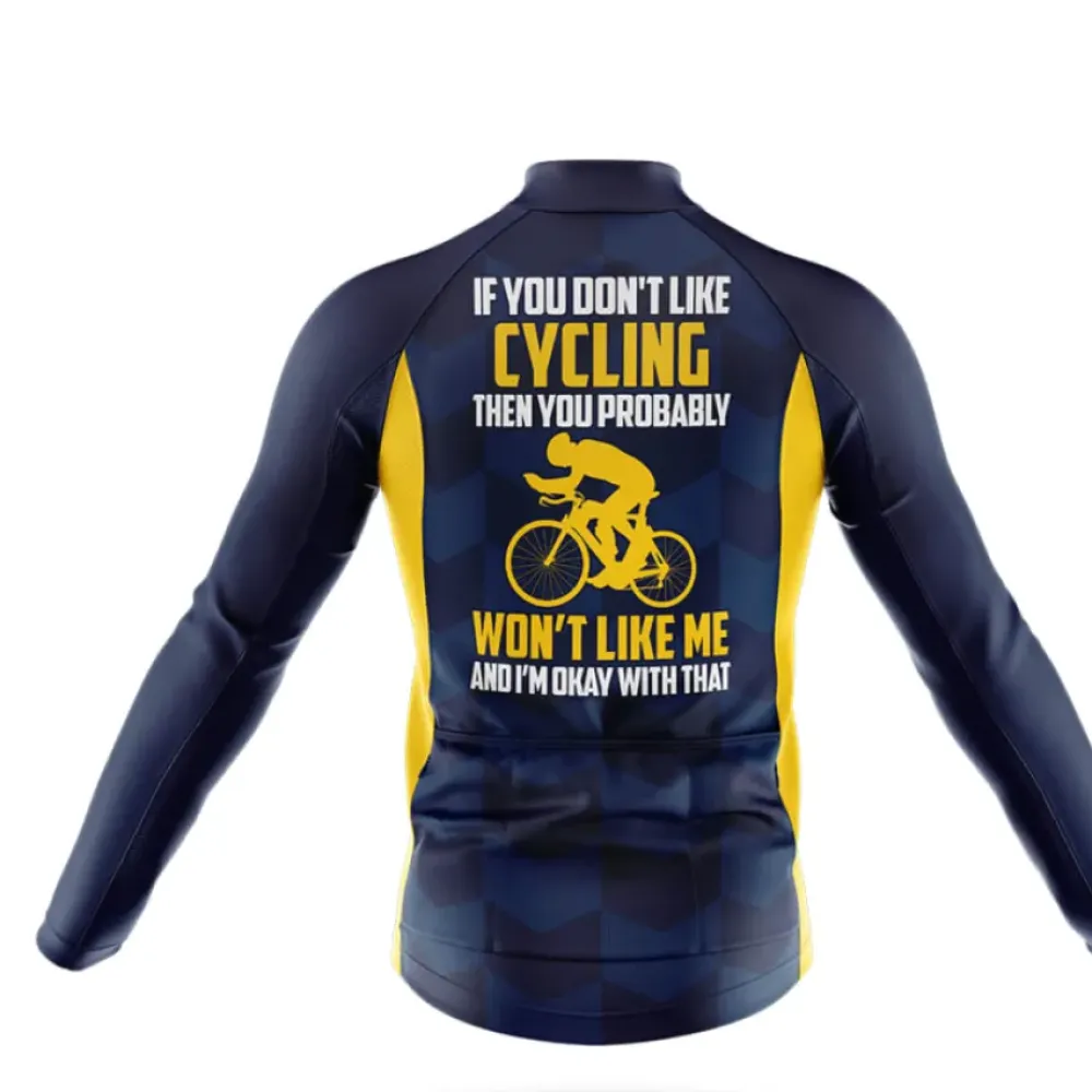 Cycling Gear Pro Comfortable Navy/Yellow/White