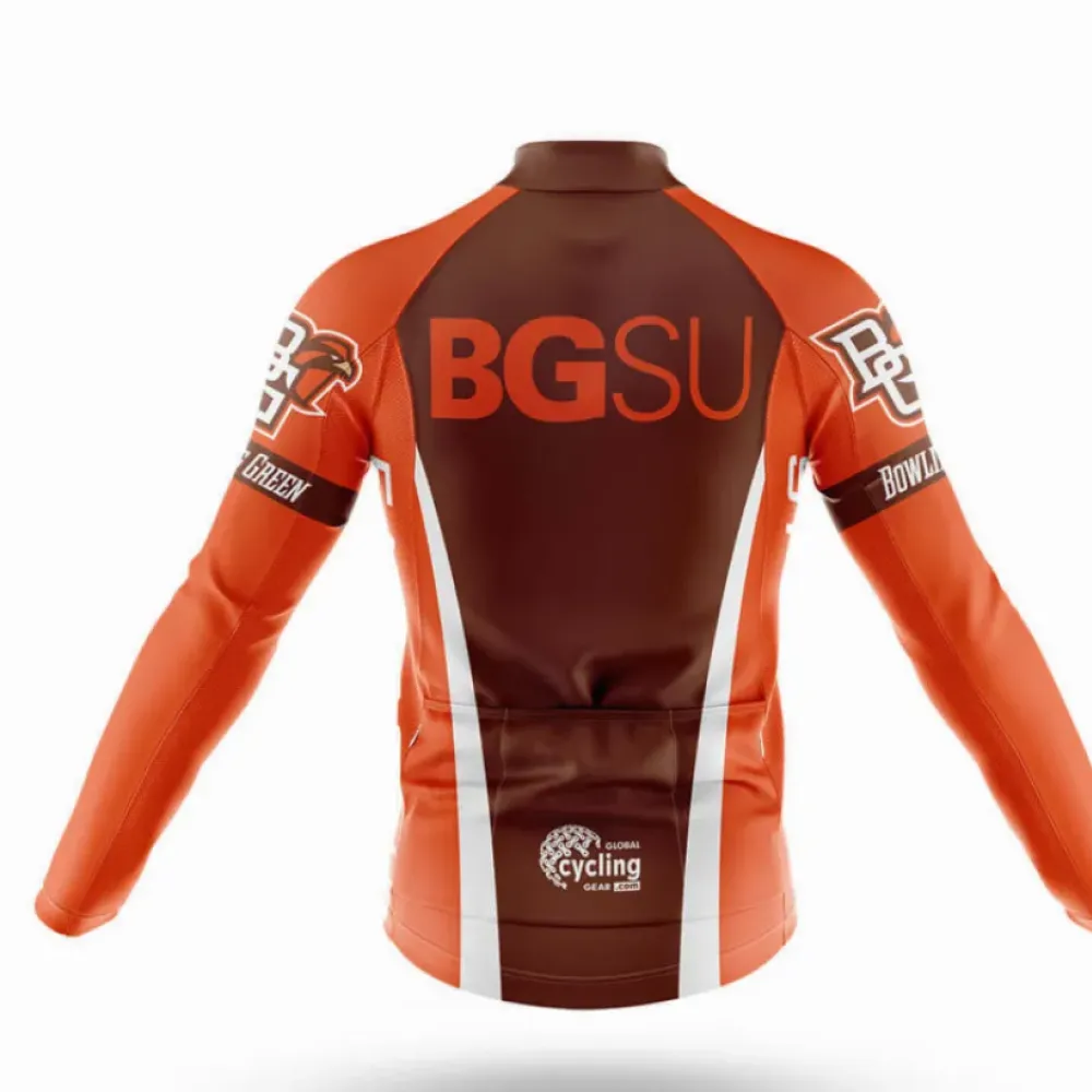Bowling Green State University Cycling Bibs Breathable Black/Orange/White