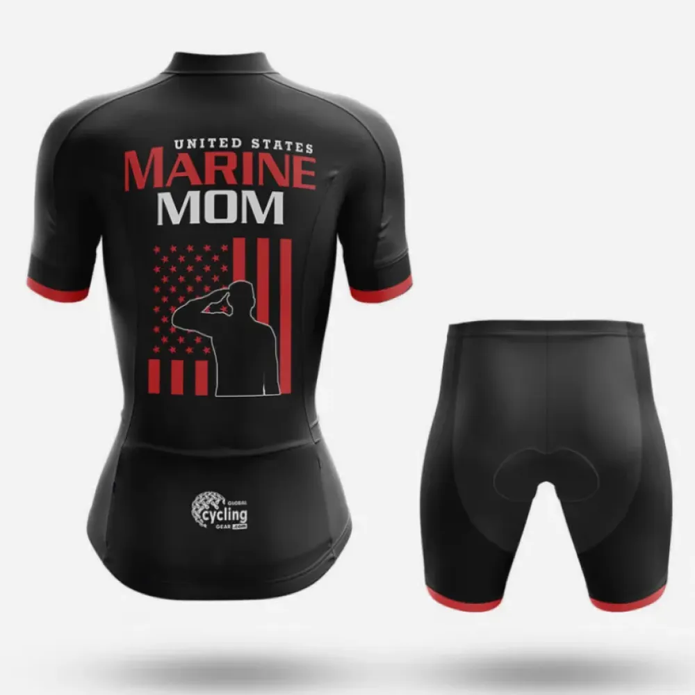 MR Mom Cycling Shorts Black/Red/Grey
