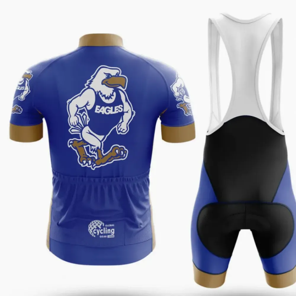 Georgia Southern Eagles Cycling Bibs Comfortable Blue/Black/Gold