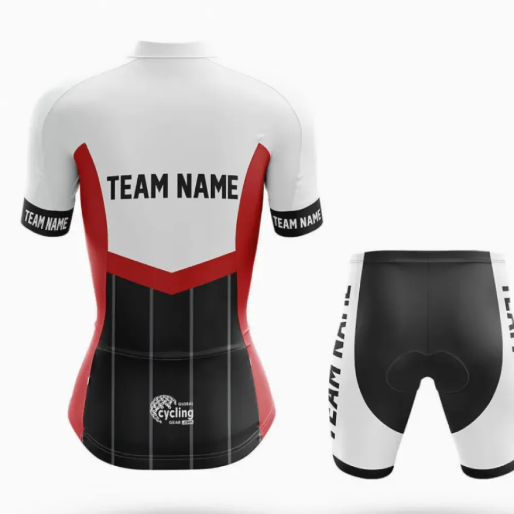 Custom Team Name S11 Breathable White/Red/Black