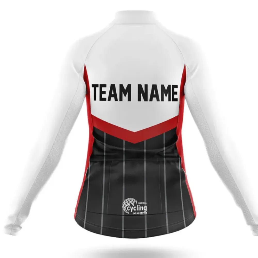 Custom Team Name S11 Breathable White/Red/Black