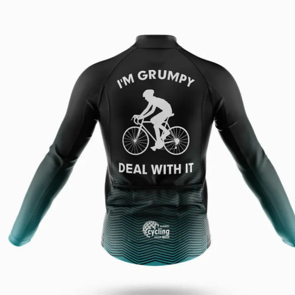 Cycling Kit I'm Grumpy Black/Teal/White