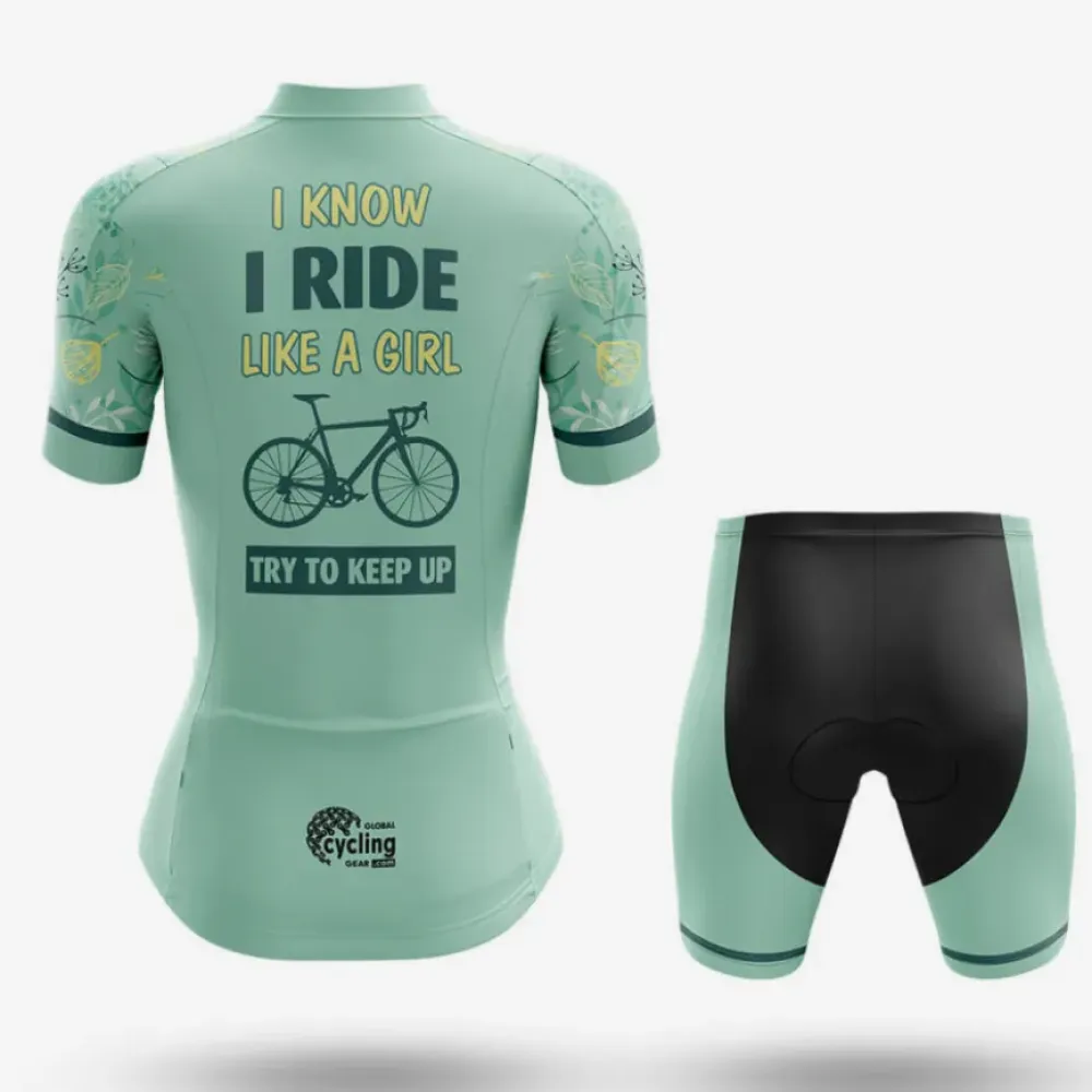 Like A Girl V6 Floral Mint/Gold/Black