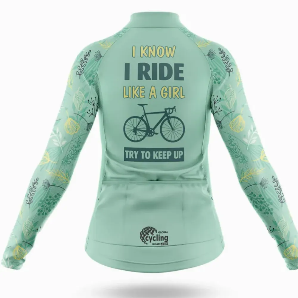 Like A Girl V6 Floral Mint/Gold/Black