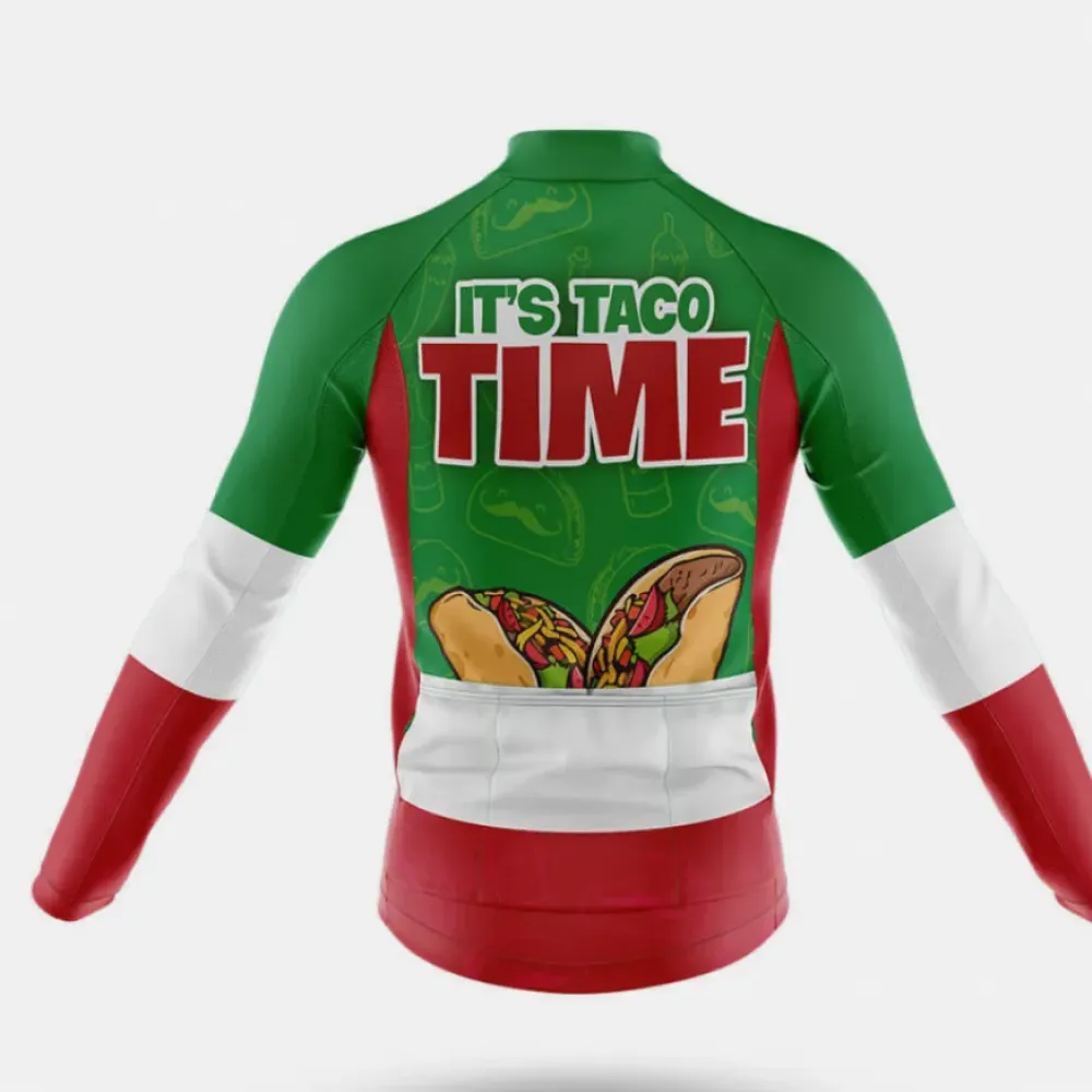 Taco Time Cycling Jersey Green/Red/White
